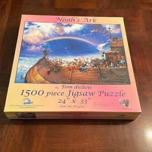 Noah's Ark 1500 Piece Puzzle New Sealed  24" x 33"